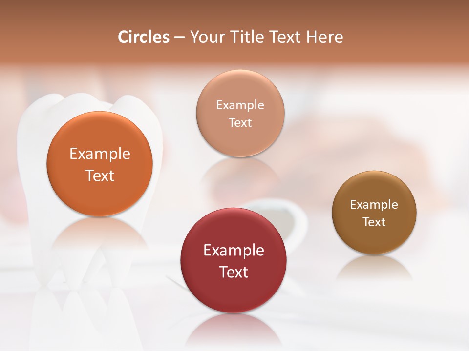 Dental Premolar White PowerPoint Template