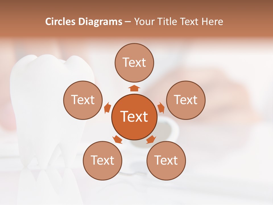 Dental Premolar White PowerPoint Template