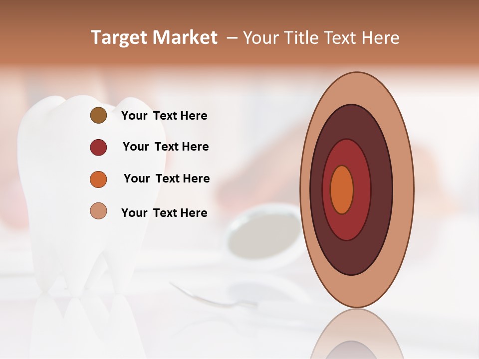 Dental Premolar White PowerPoint Template