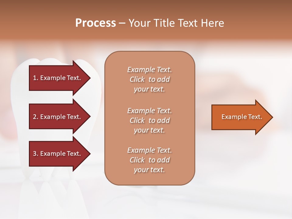 Dental Premolar White PowerPoint Template