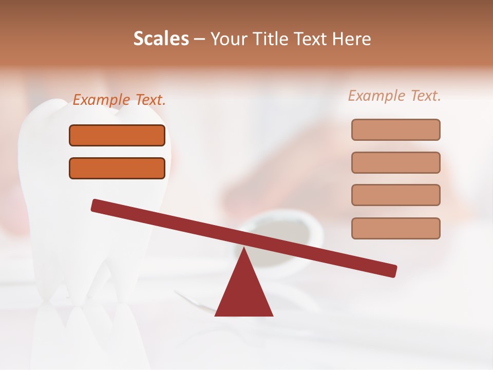 Dental Premolar White PowerPoint Template