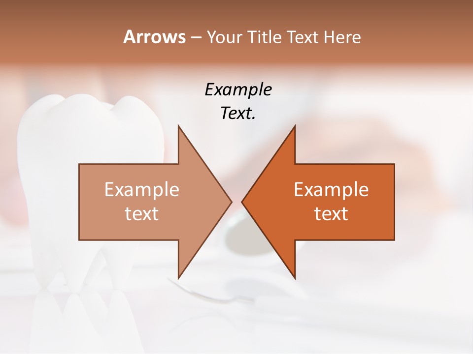 Dental Premolar White PowerPoint Template