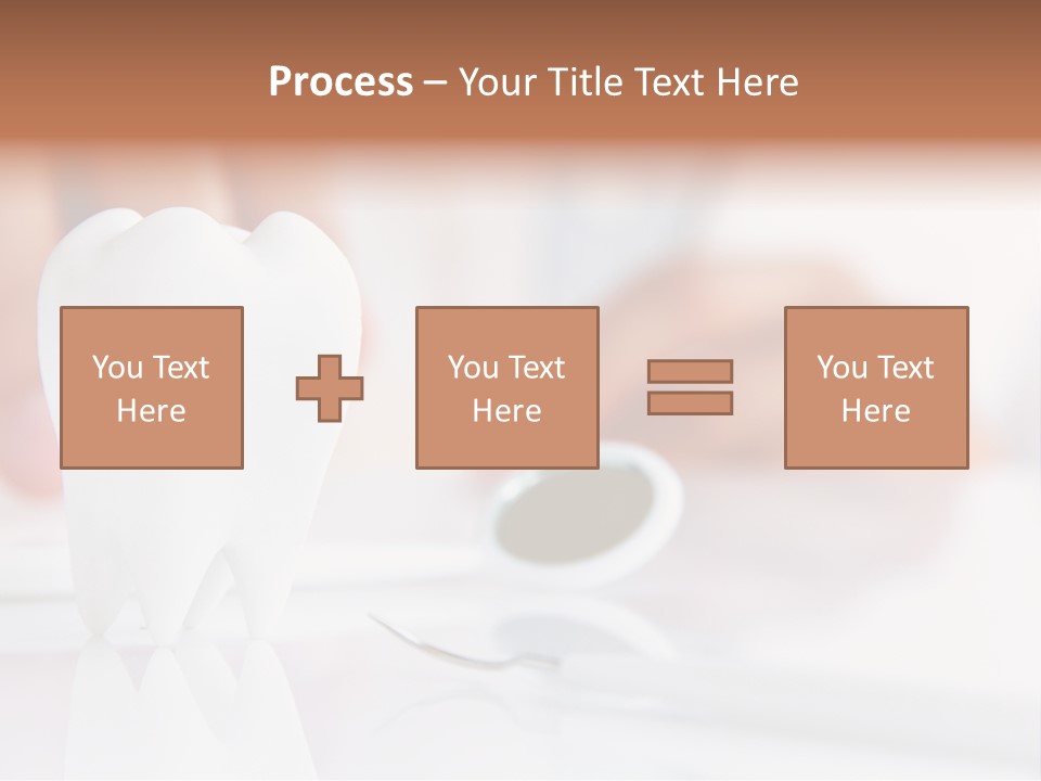 Dental Premolar White PowerPoint Template