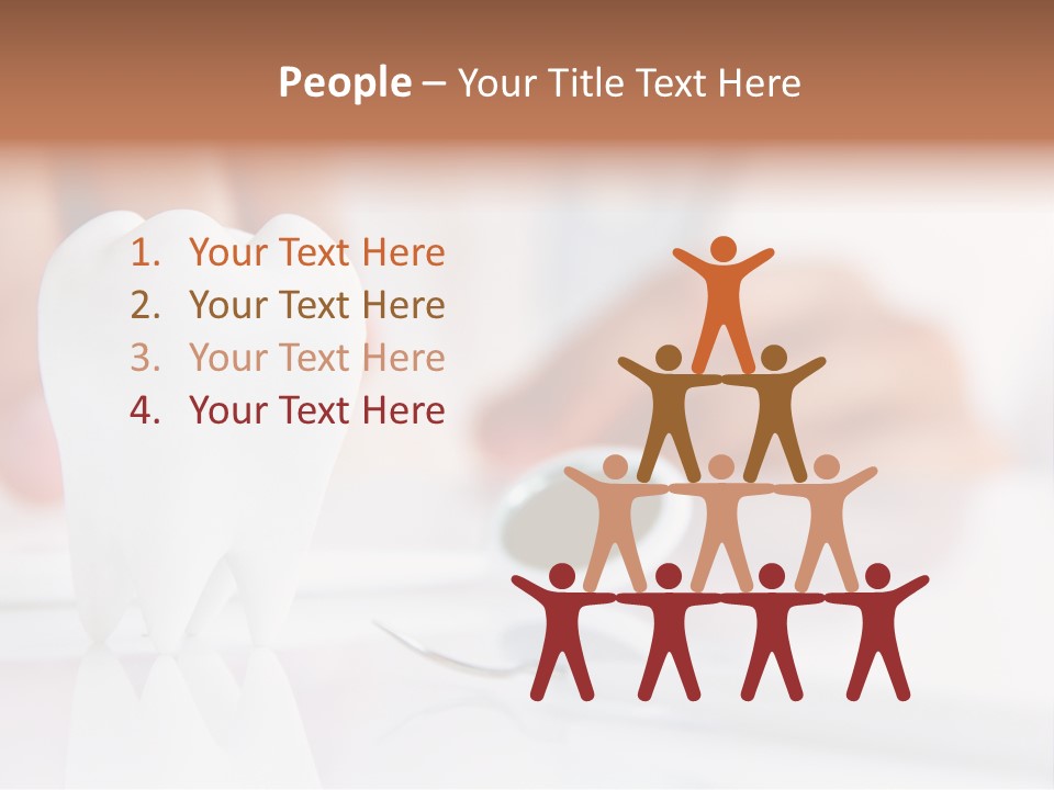 Dental Premolar White PowerPoint Template