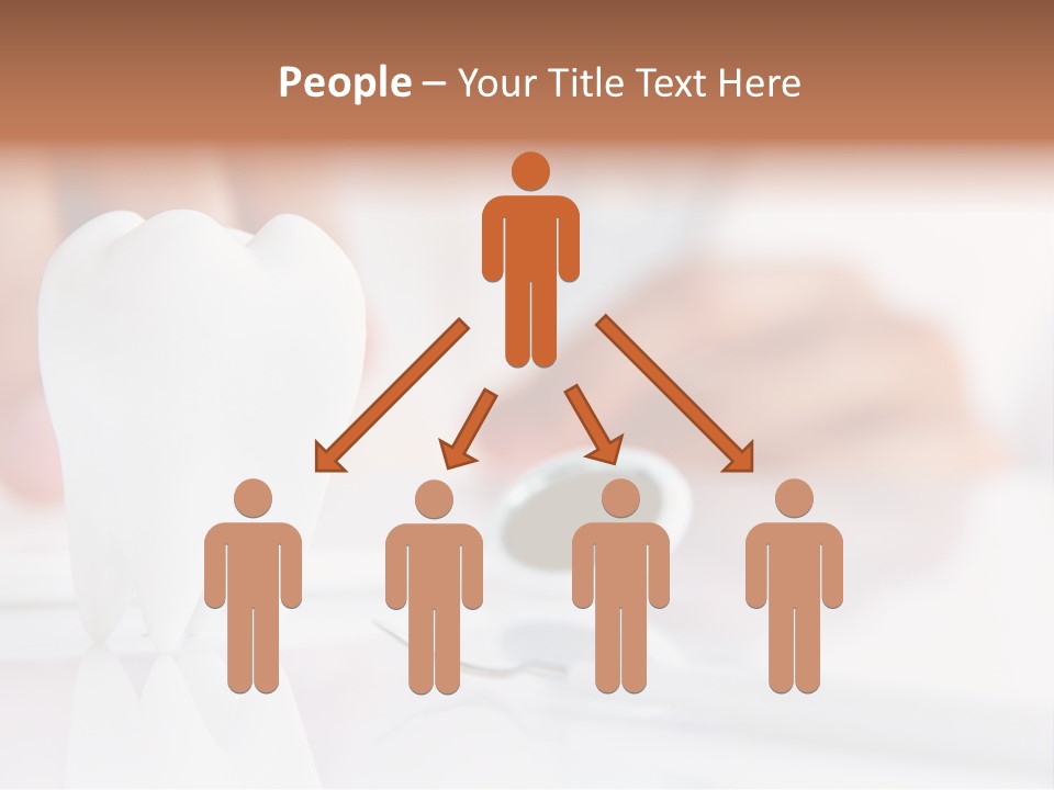 Dental Premolar White PowerPoint Template