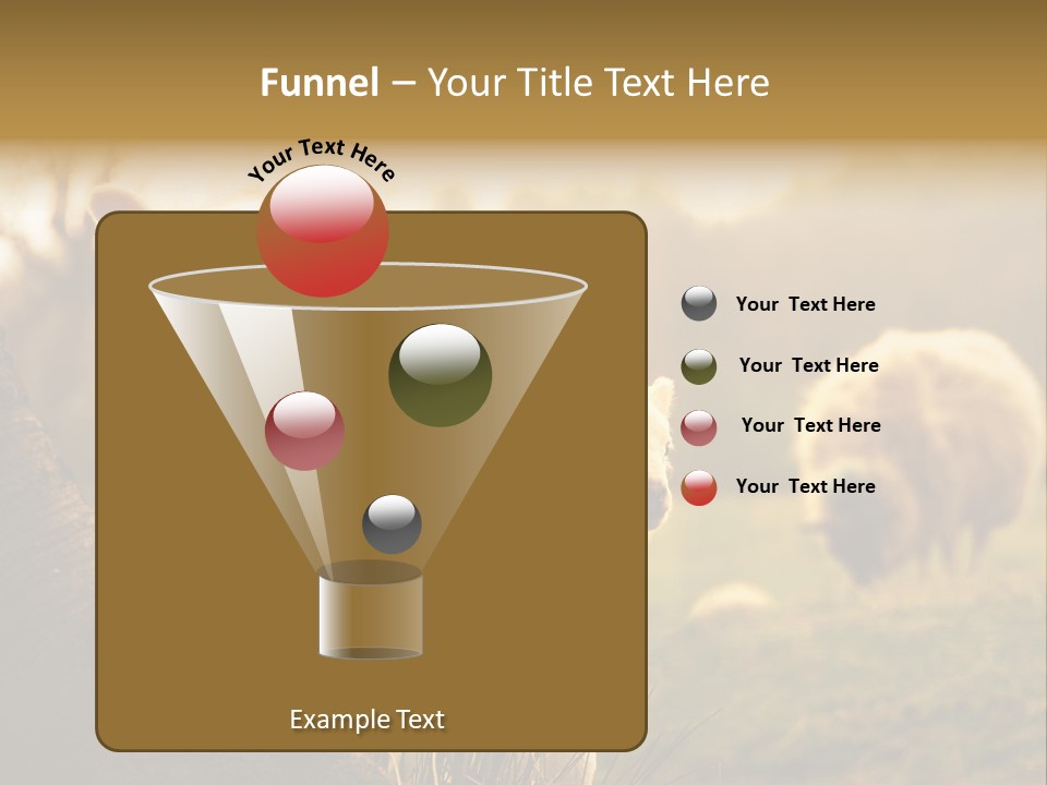 Farm Spring Lambs PowerPoint Template