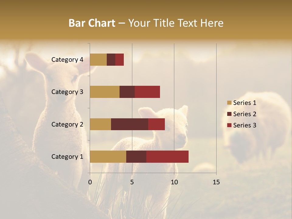 Farm Spring Lambs PowerPoint Template