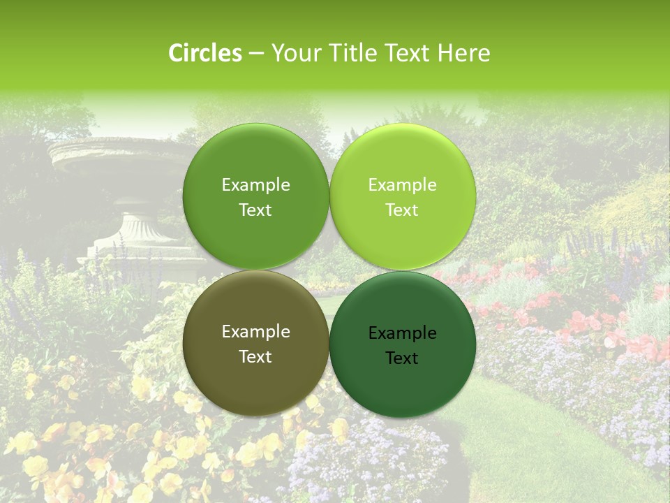 Peace Design Bloom PowerPoint Template