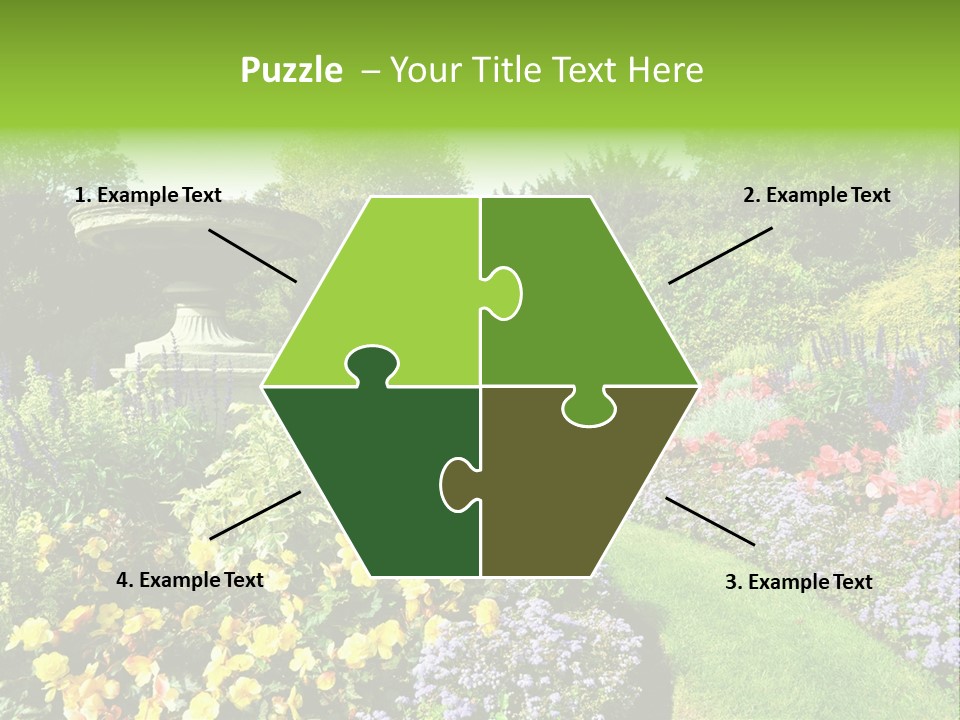 Peace Design Bloom PowerPoint Template