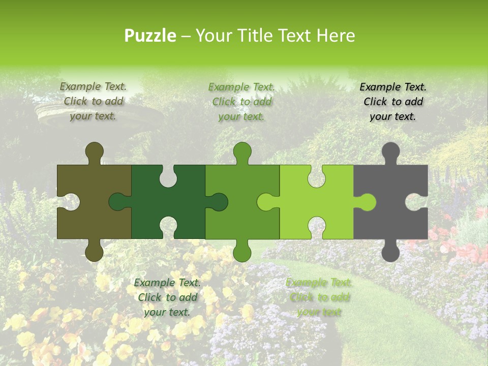 Peace Design Bloom PowerPoint Template