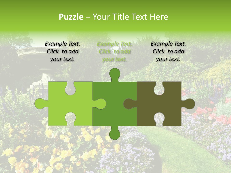 Peace Design Bloom PowerPoint Template