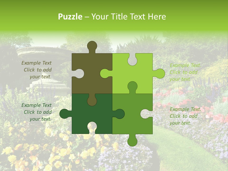 Peace Design Bloom PowerPoint Template