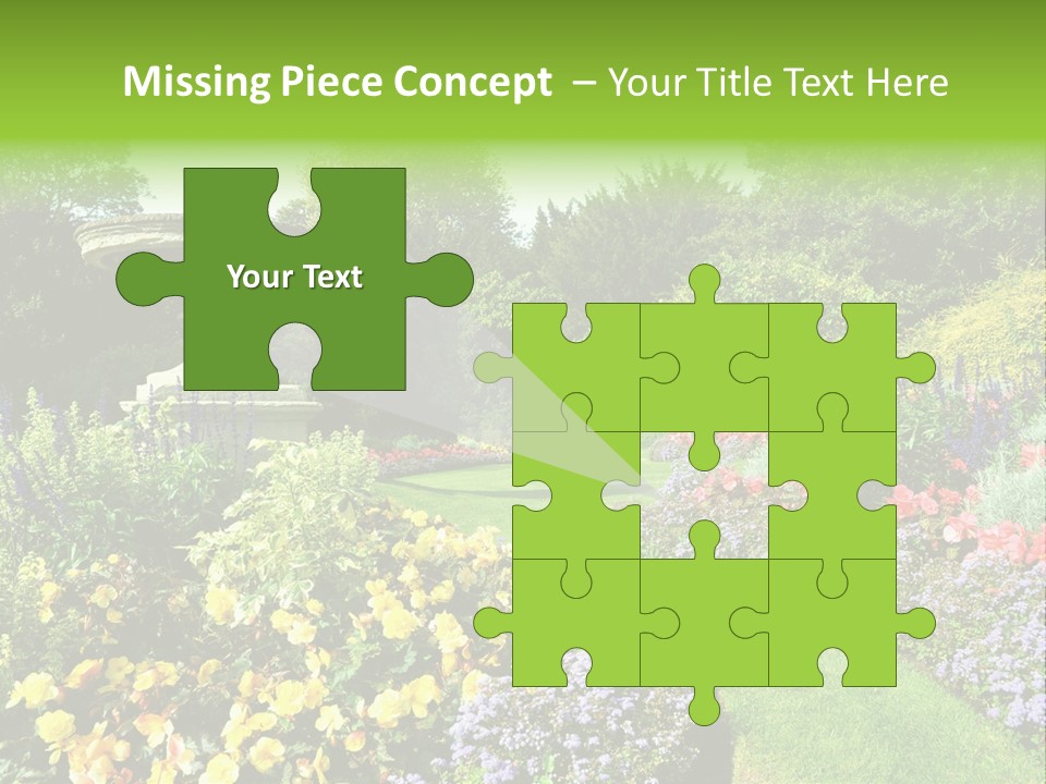 Peace Design Bloom PowerPoint Template