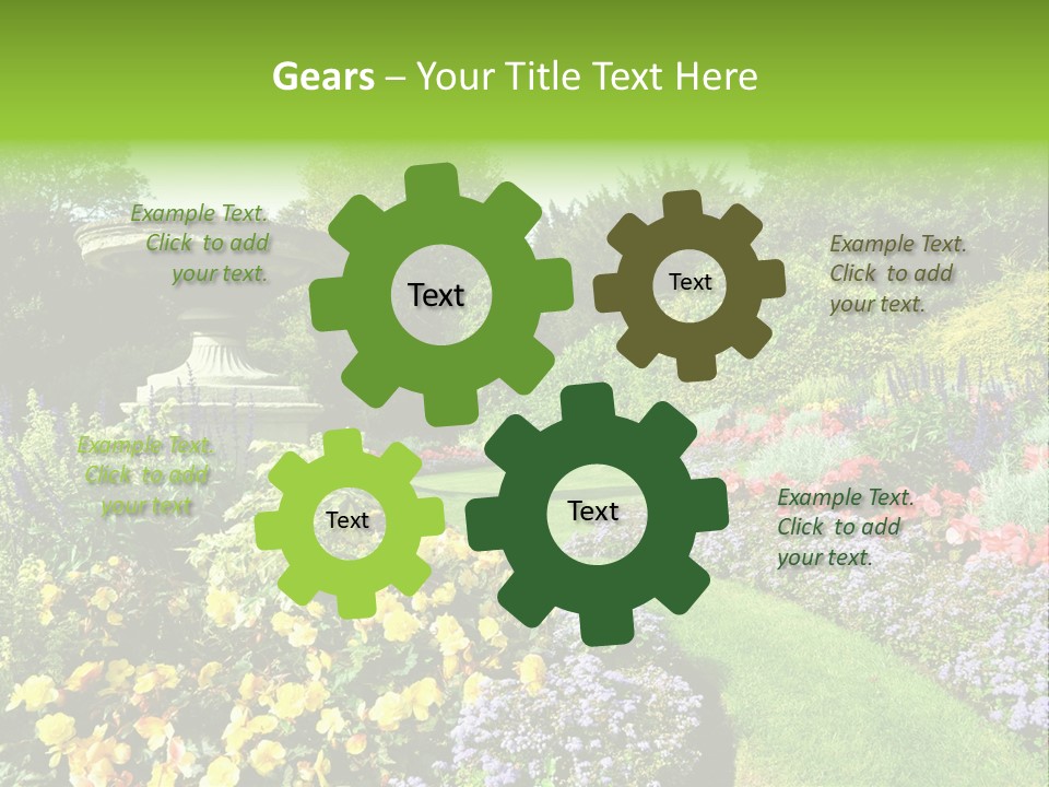 Peace Design Bloom PowerPoint Template