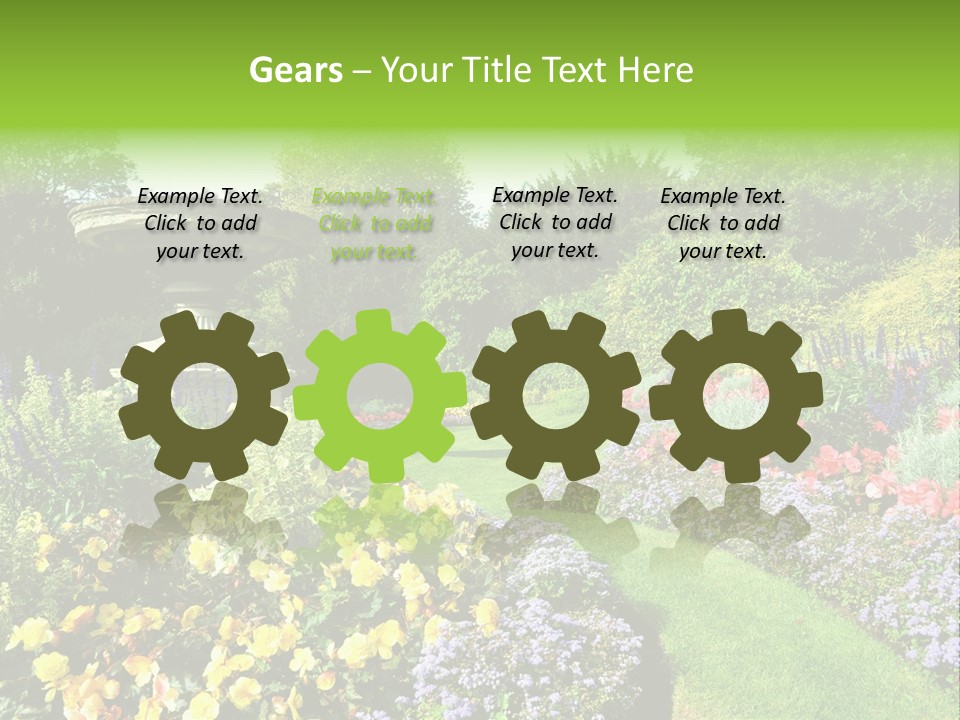 Peace Design Bloom PowerPoint Template