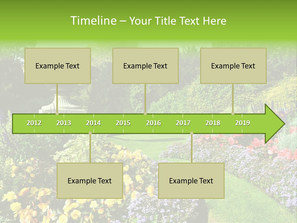 Peace Design Bloom PowerPoint Template