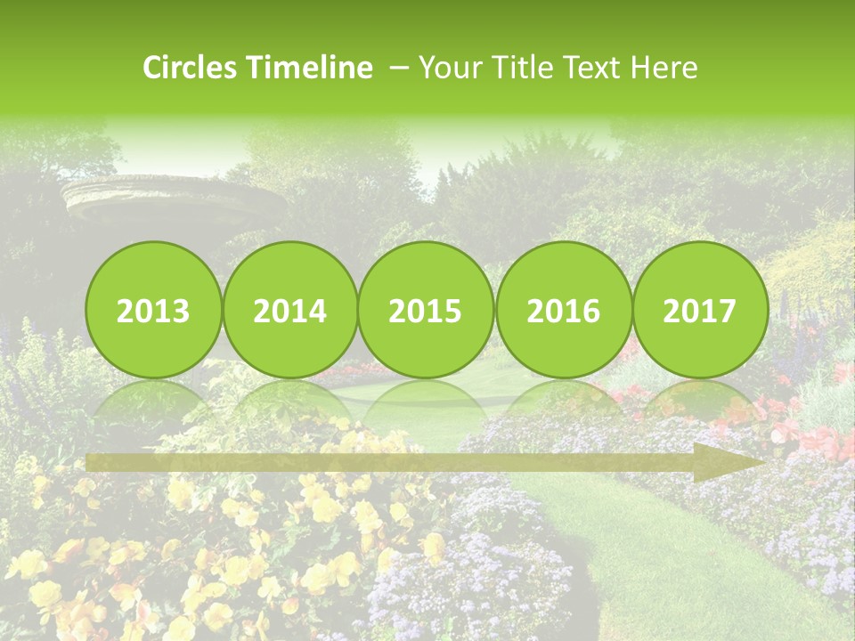 Peace Design Bloom PowerPoint Template