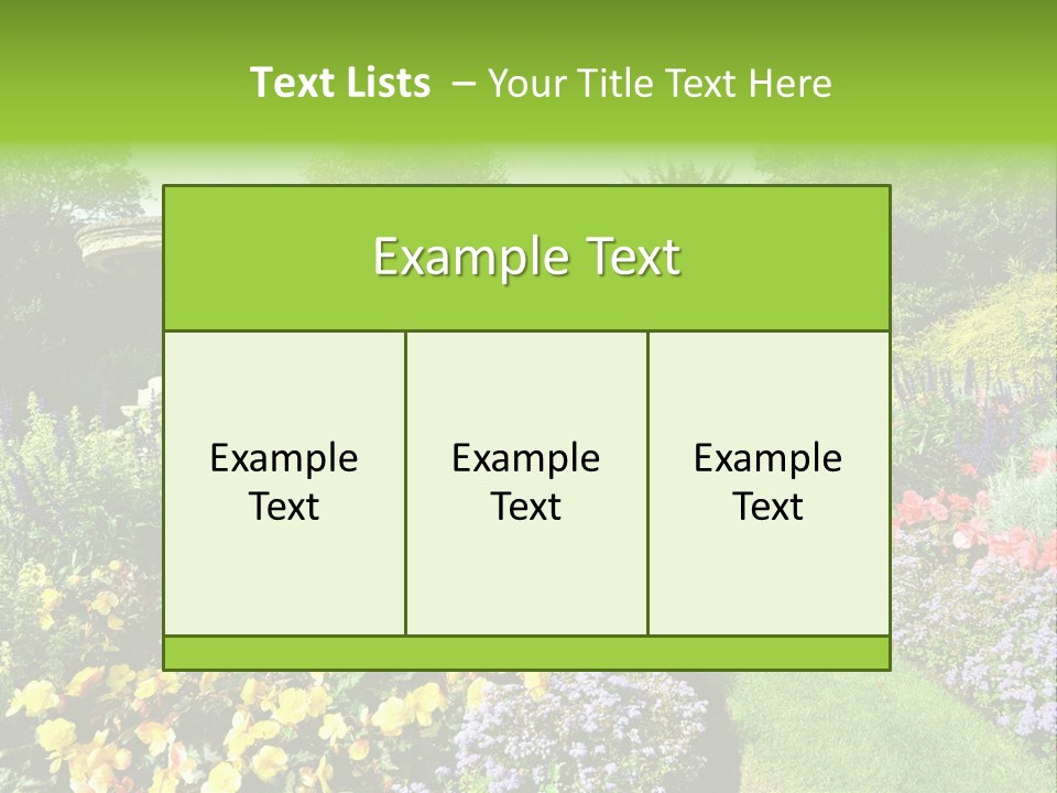 Peace Design Bloom PowerPoint Template