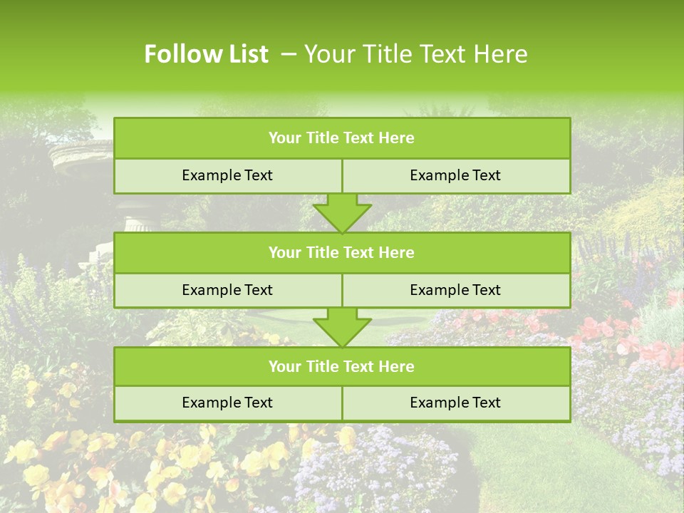 Peace Design Bloom PowerPoint Template