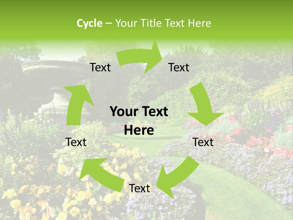 Peace Design Bloom PowerPoint Template