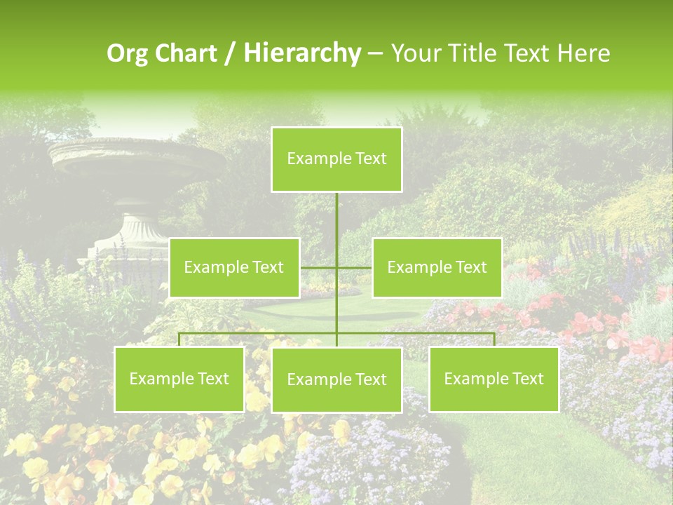 Peace Design Bloom PowerPoint Template