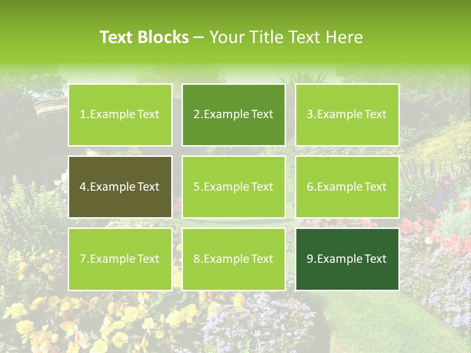 Peace Design Bloom PowerPoint Template