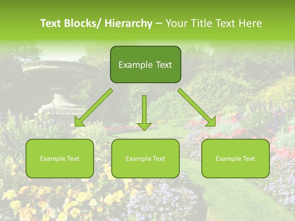 Peace Design Bloom PowerPoint Template
