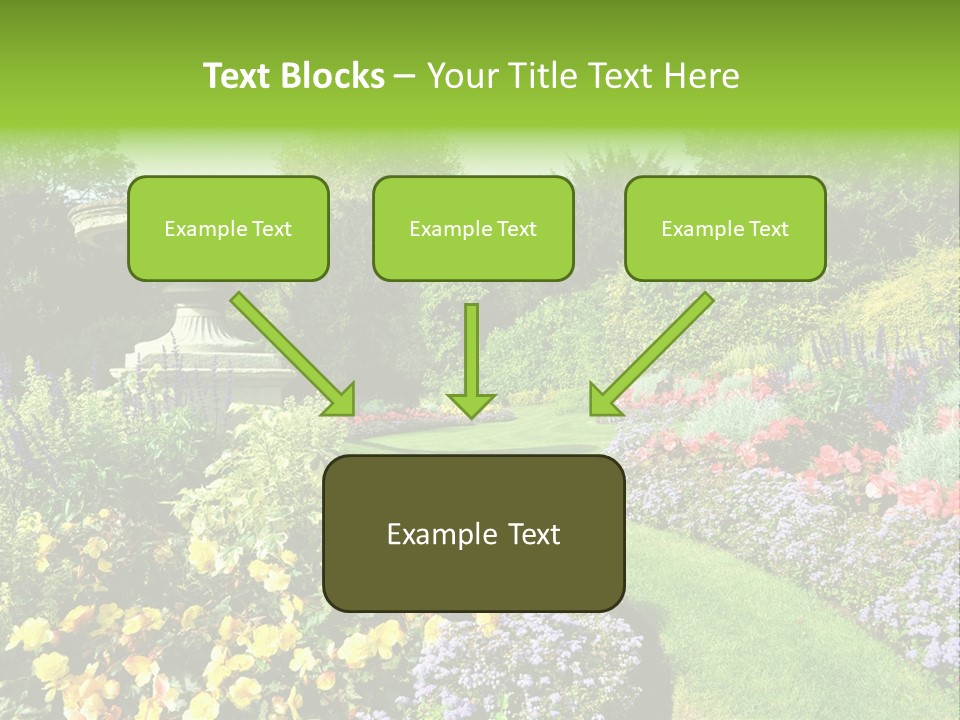 Peace Design Bloom PowerPoint Template