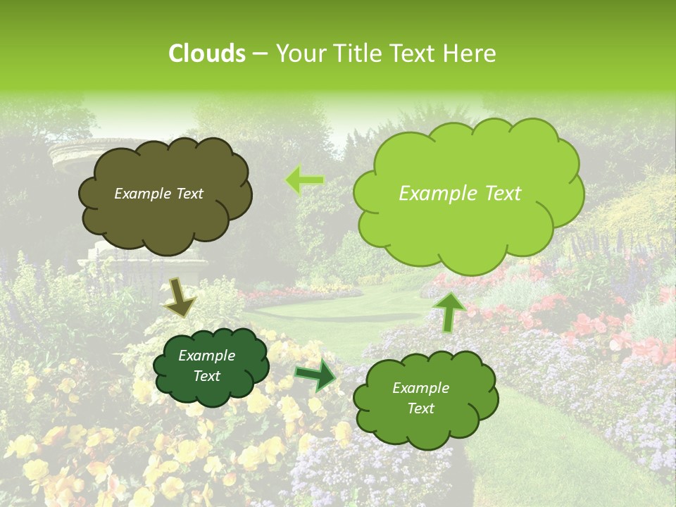 Peace Design Bloom PowerPoint Template