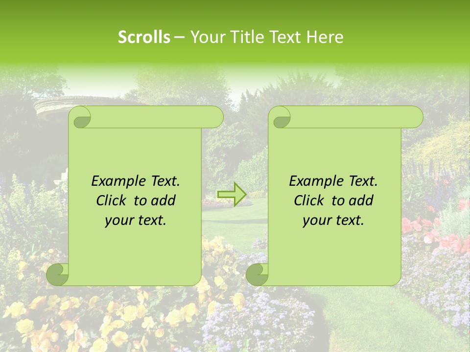 Peace Design Bloom PowerPoint Template