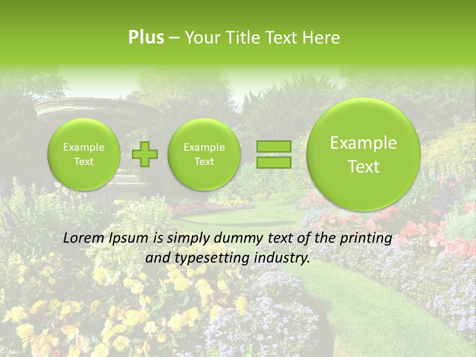 Peace Design Bloom PowerPoint Template
