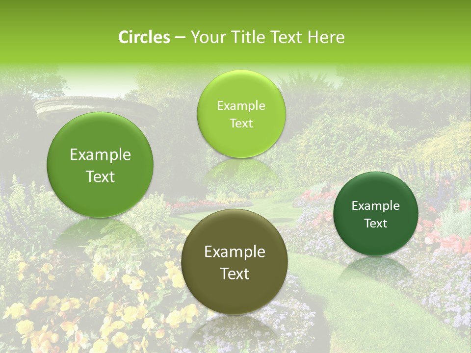 Peace Design Bloom PowerPoint Template