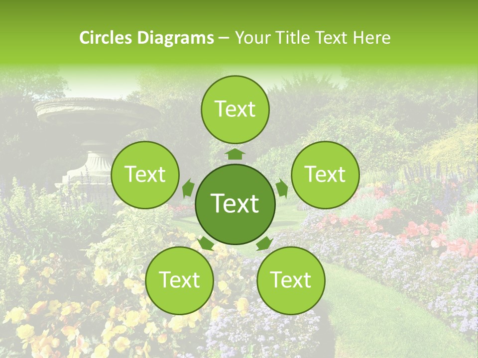 Peace Design Bloom PowerPoint Template