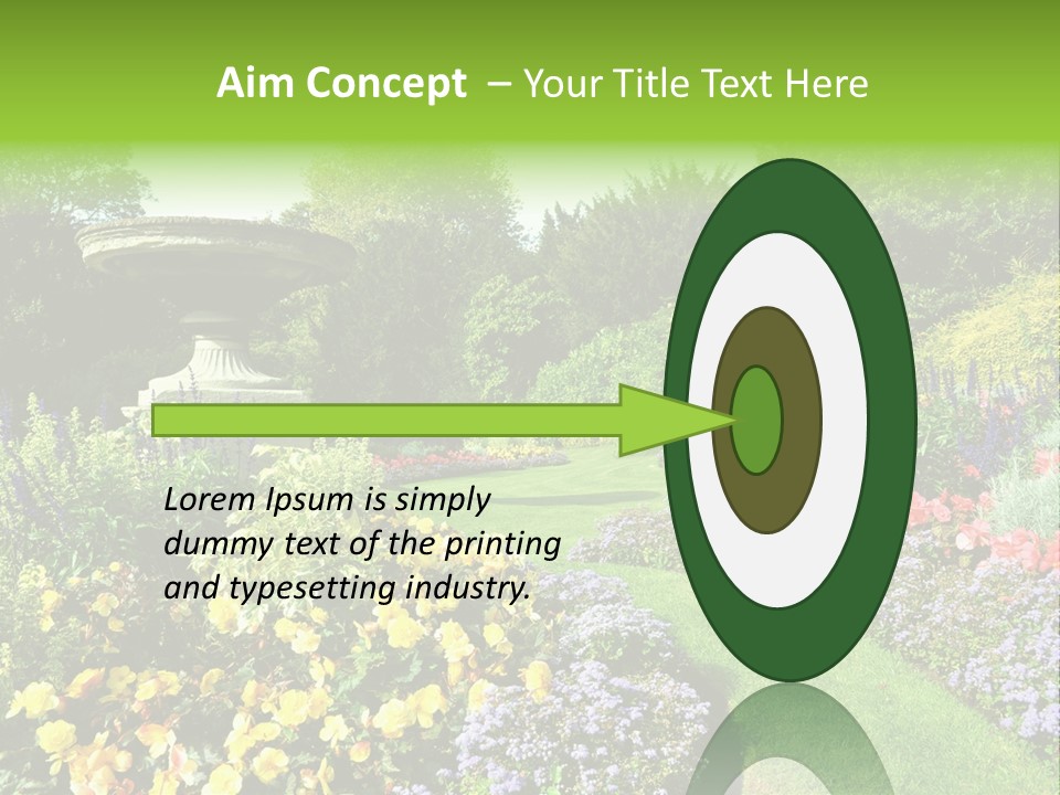 Peace Design Bloom PowerPoint Template