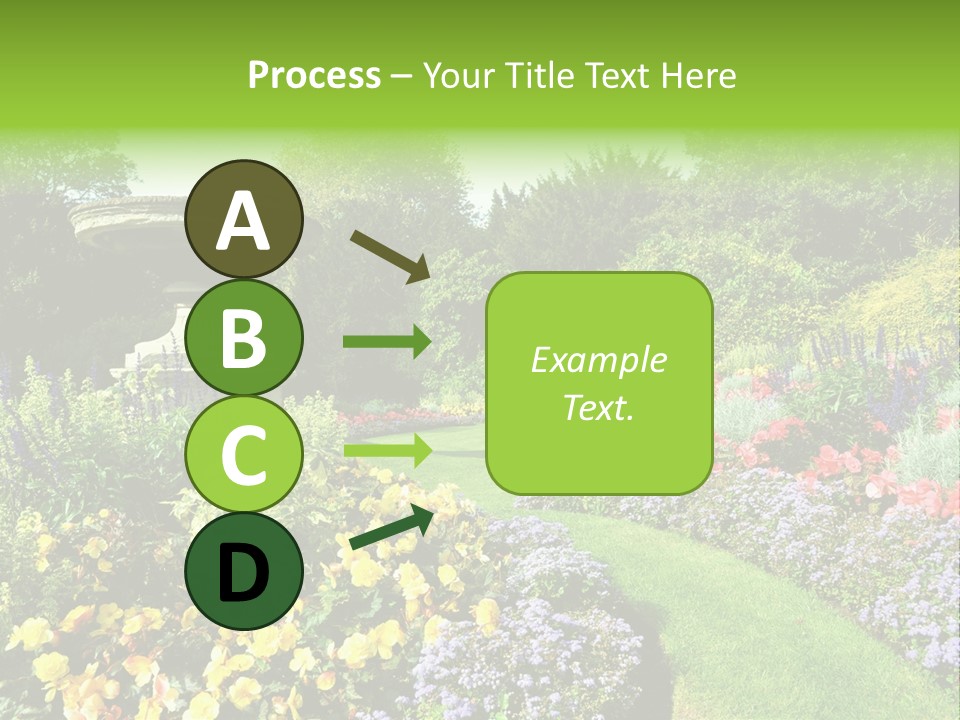 Peace Design Bloom PowerPoint Template