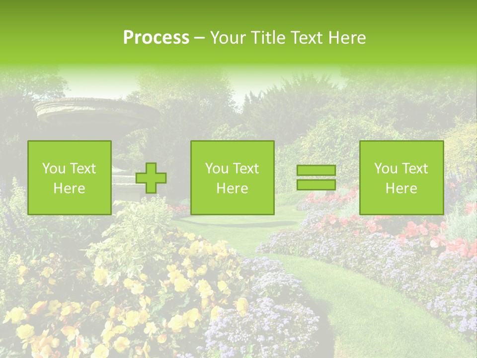 Peace Design Bloom PowerPoint Template