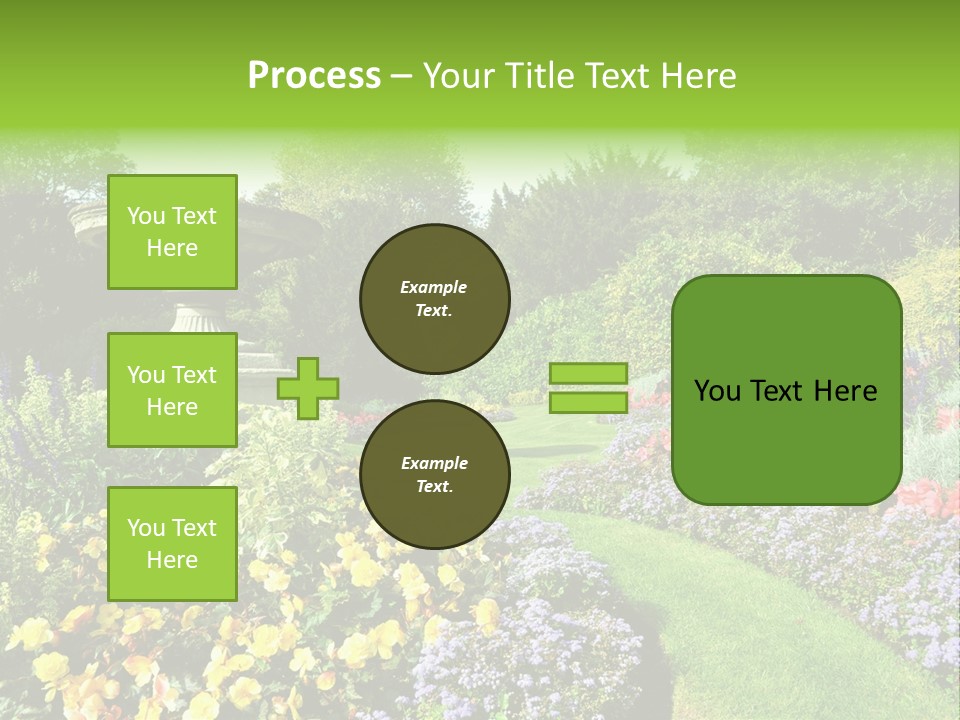 Peace Design Bloom PowerPoint Template