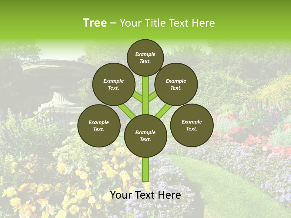 Peace Design Bloom PowerPoint Template