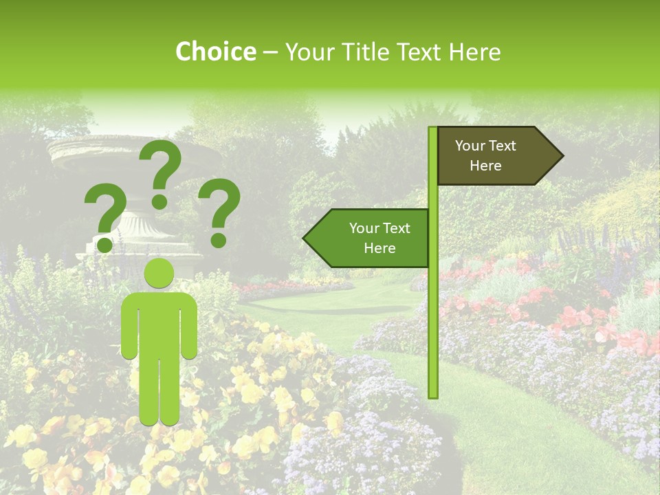 Peace Design Bloom PowerPoint Template