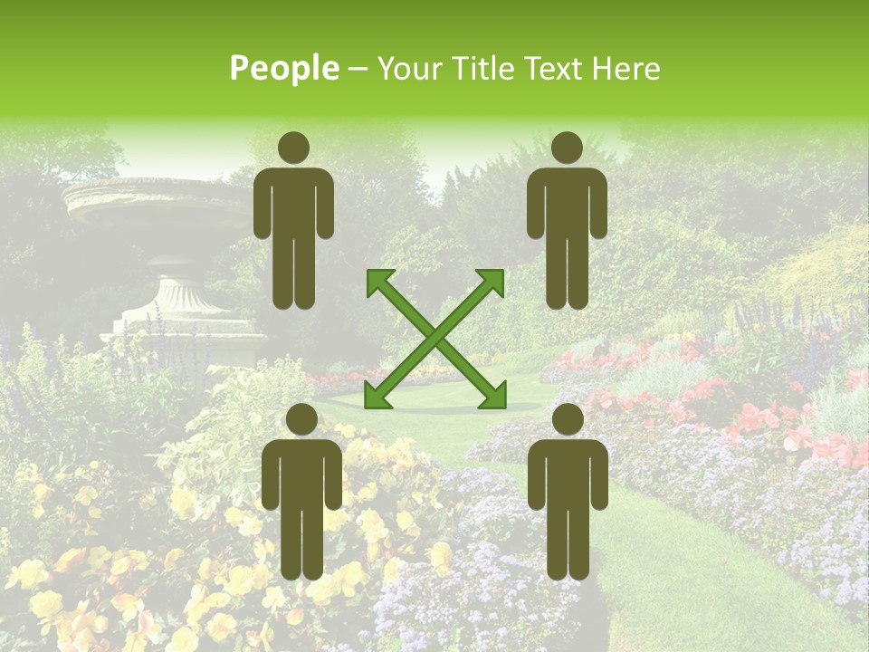 Peace Design Bloom PowerPoint Template