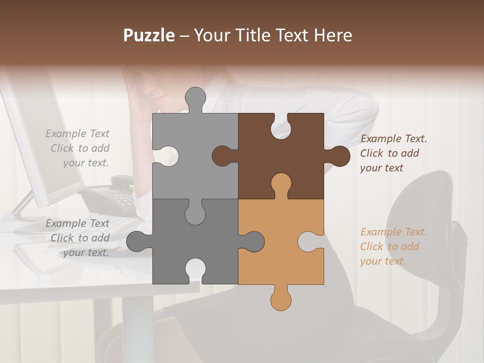 Job Painful Office PowerPoint Template