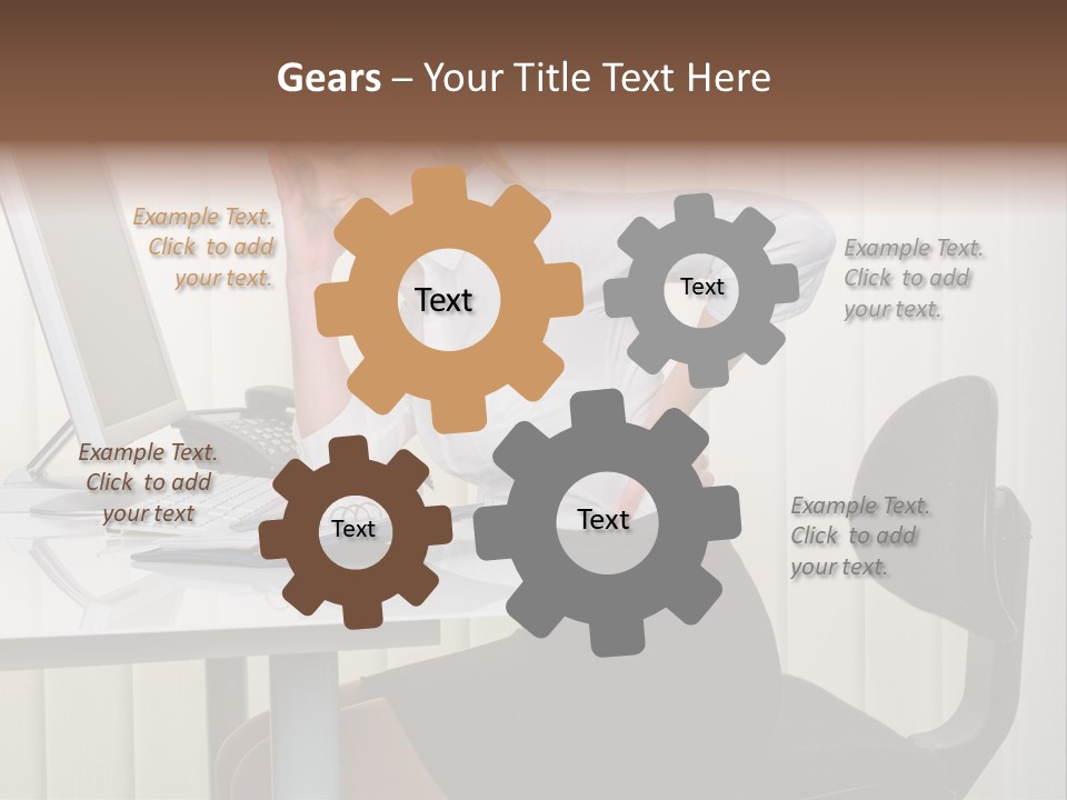 Job Painful Office PowerPoint Template