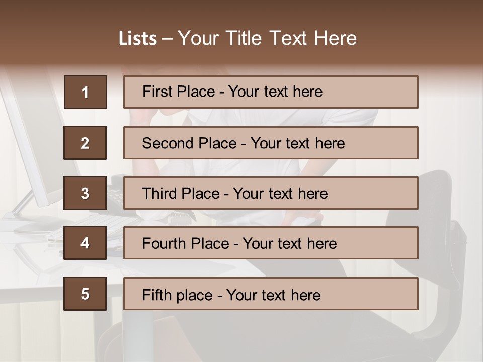 Job Painful Office PowerPoint Template