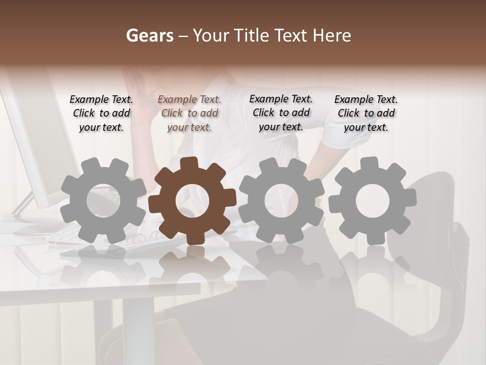 Job Painful Office PowerPoint Template