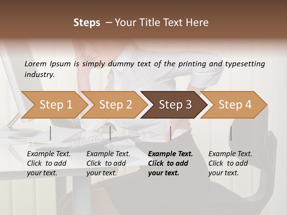 Job Painful Office PowerPoint Template