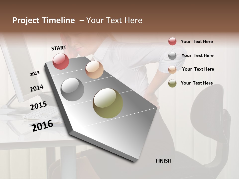 Job Painful Office PowerPoint Template