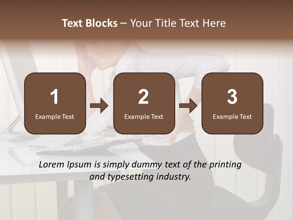 Job Painful Office PowerPoint Template