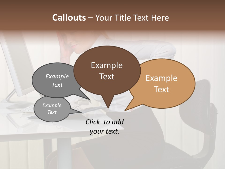 Job Painful Office PowerPoint Template