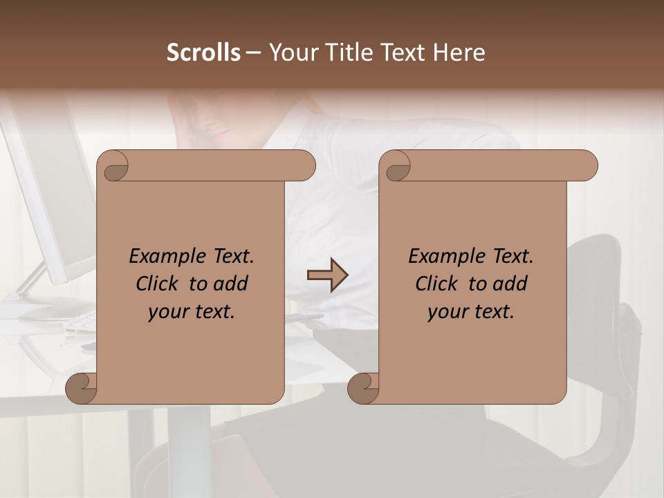 Job Painful Office PowerPoint Template