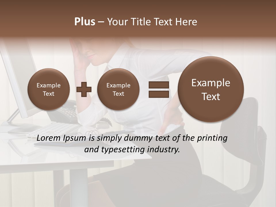 Job Painful Office PowerPoint Template